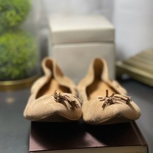 J Crew Ballet Flats in Tan